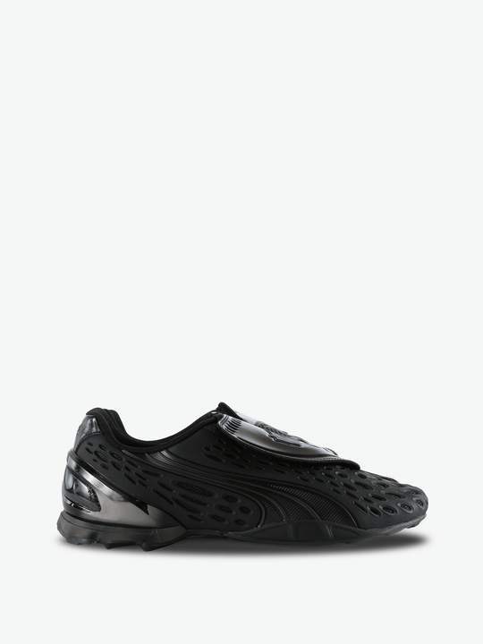 Black shoes, side view