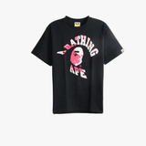 Black t-shirt, front view