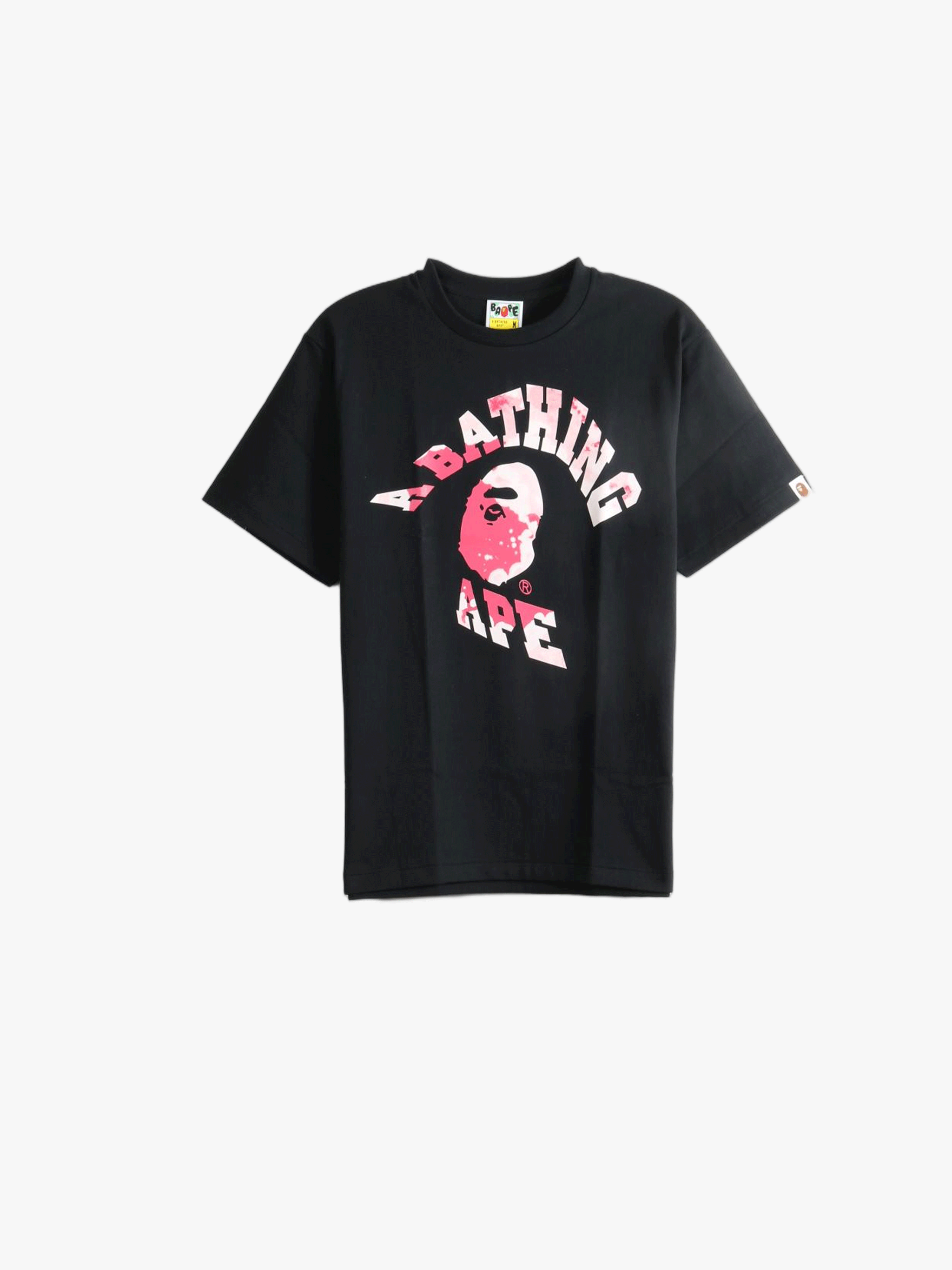 Black t-shirt, front view