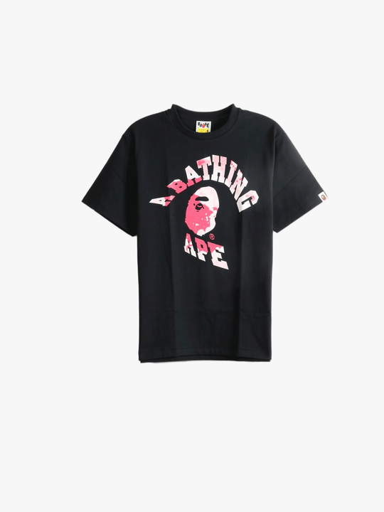 Black t-shirt, front view