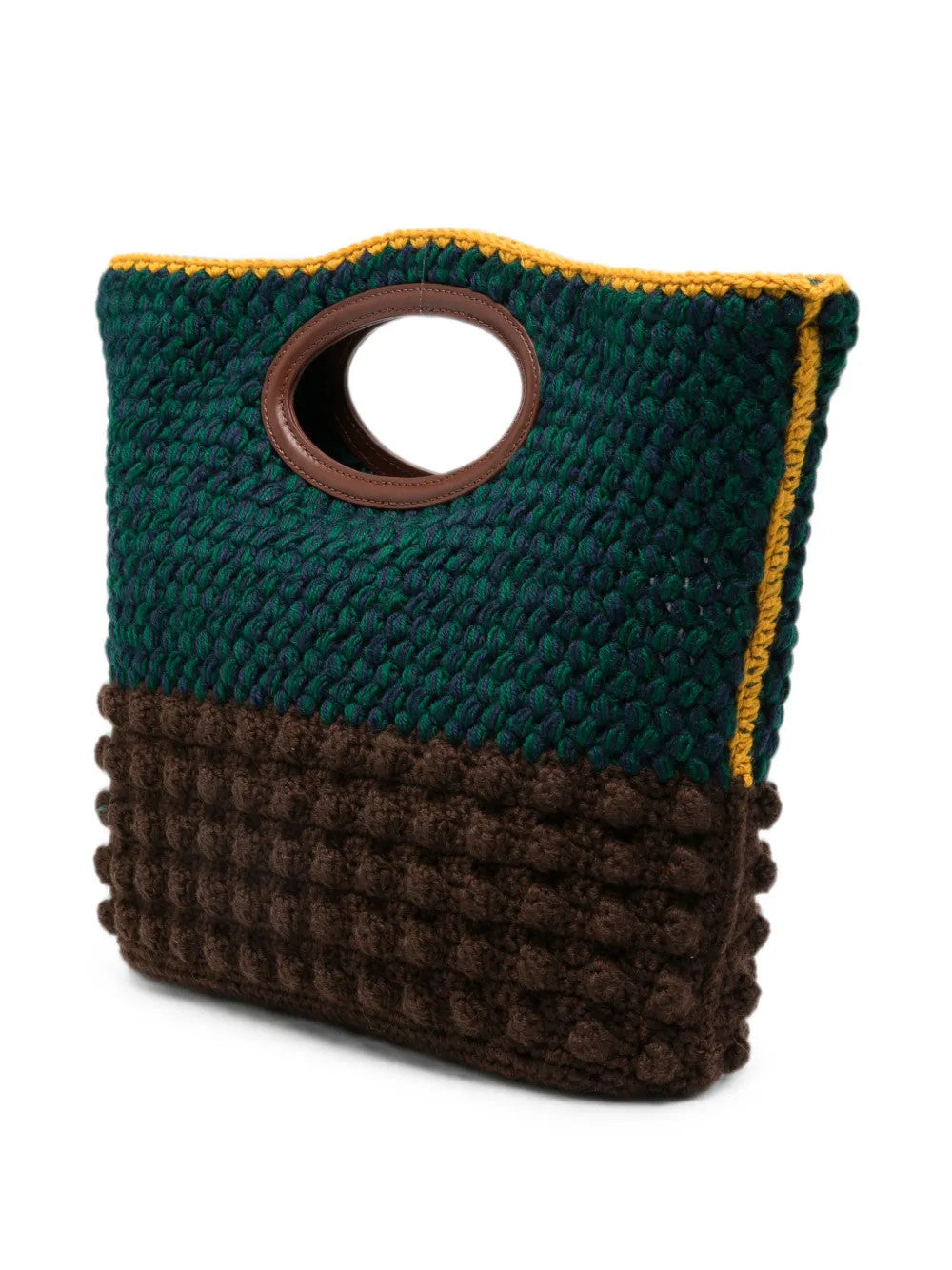 Green bag, front view