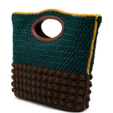 Green bag, front view