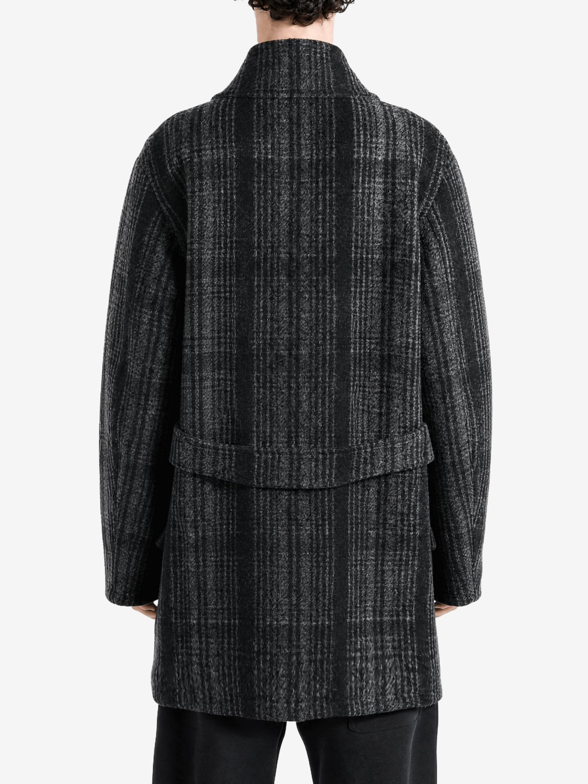 Black jacket, front view