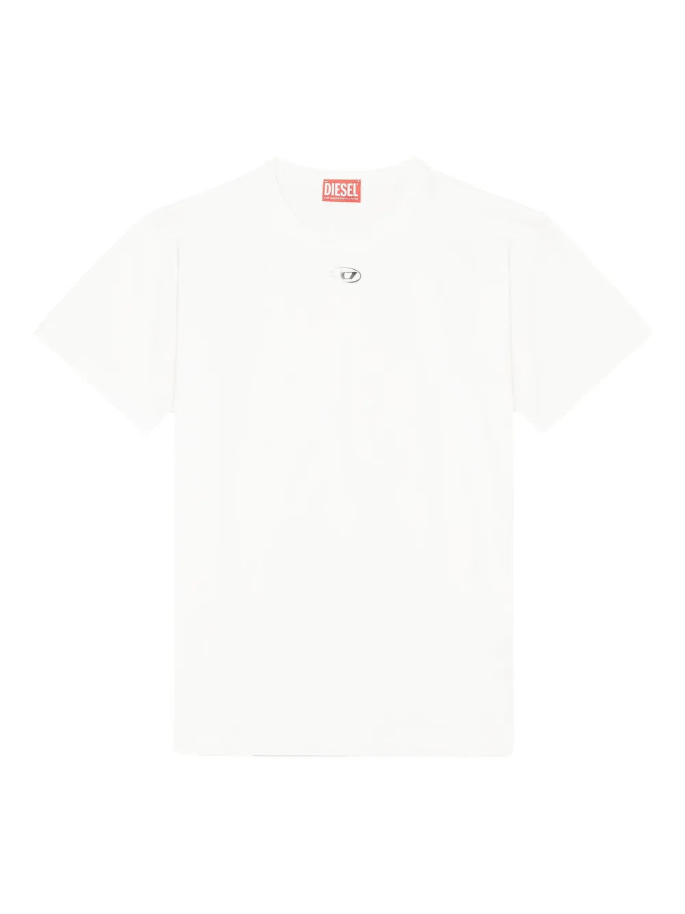 White t-shirt, front view