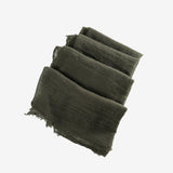 Green scarf,front view