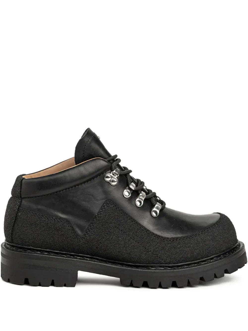 Black boots, side view