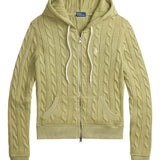 Green hoodie, front view