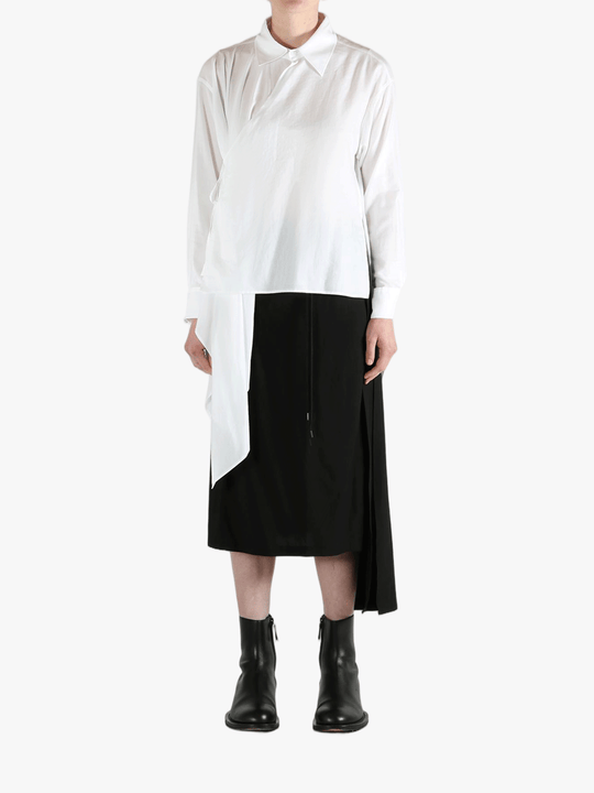 White shirt, full body view