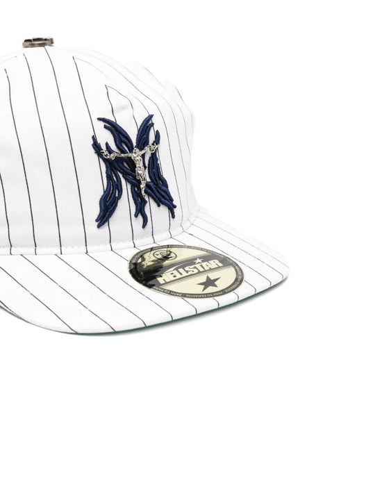 White hat, front view