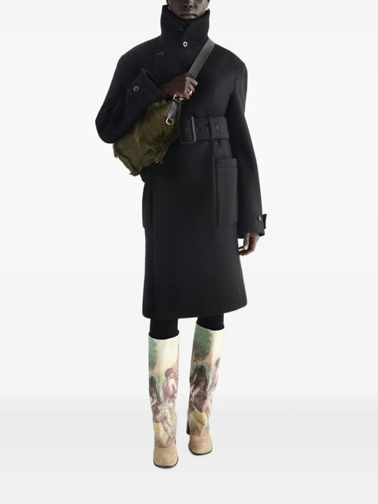 Black jacket, full body view