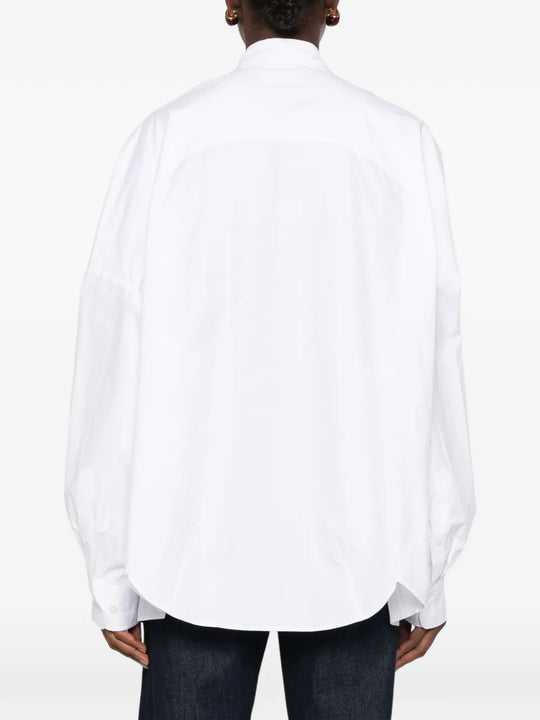 White shirt, full body view