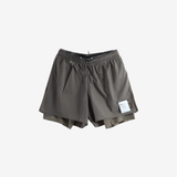 Grey shorts, front view