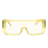 Yellow eyewear, front view