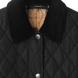 Close up of Black jacket, showing texture of the 100% polyamide fabric