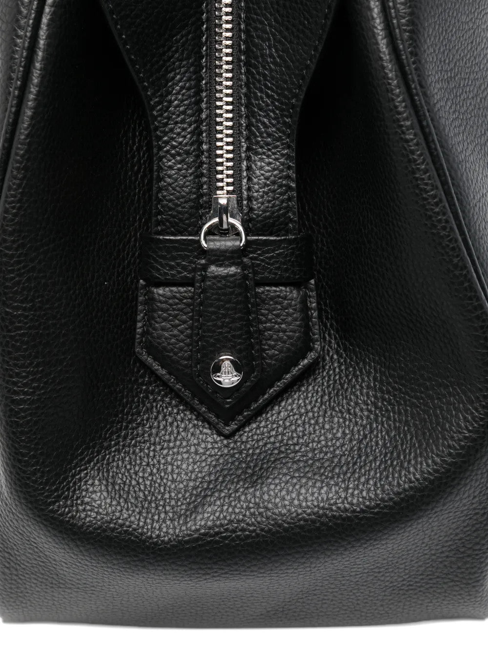 Close up of Black bag, showing detail