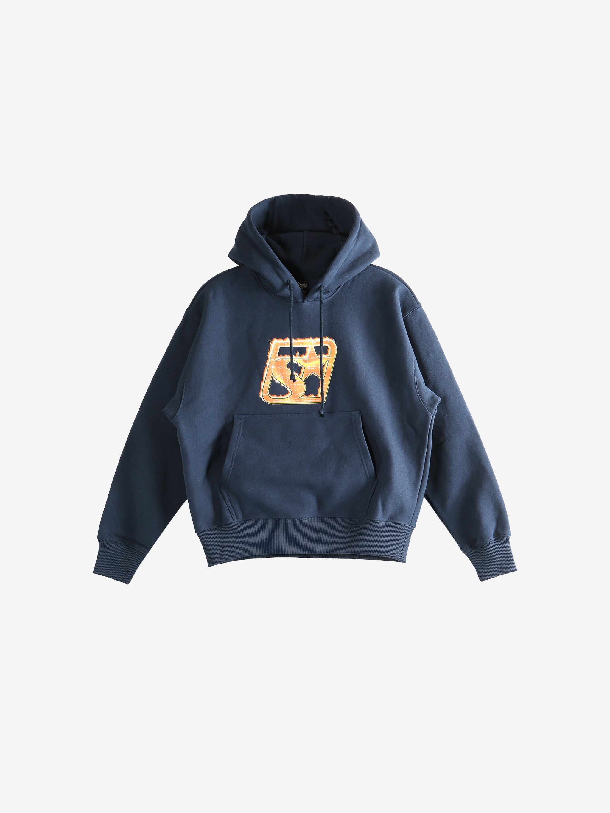 Navy blue hoodie,front view
