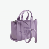 Purple bag, side view