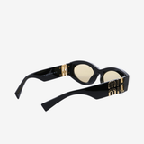Black eyewear, side view