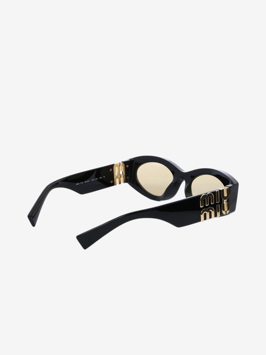 Black eyewear, side view