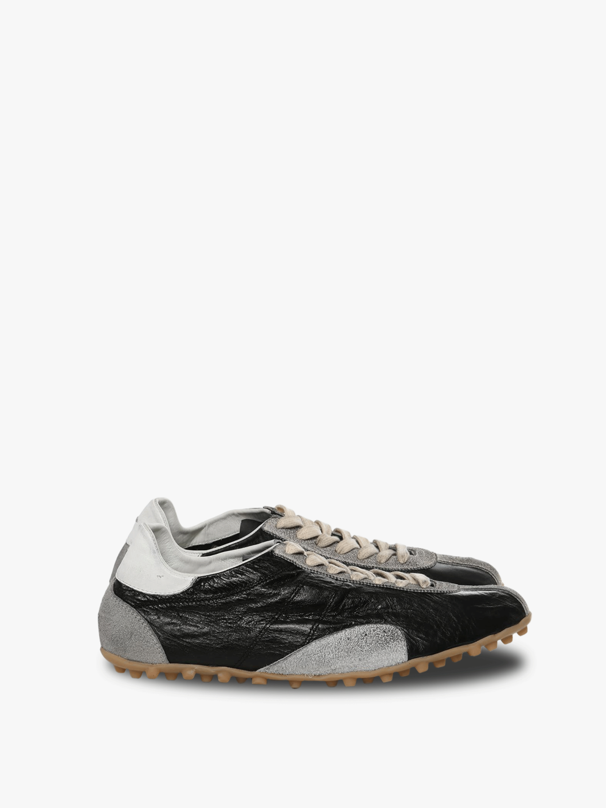 Black sneakers, front view