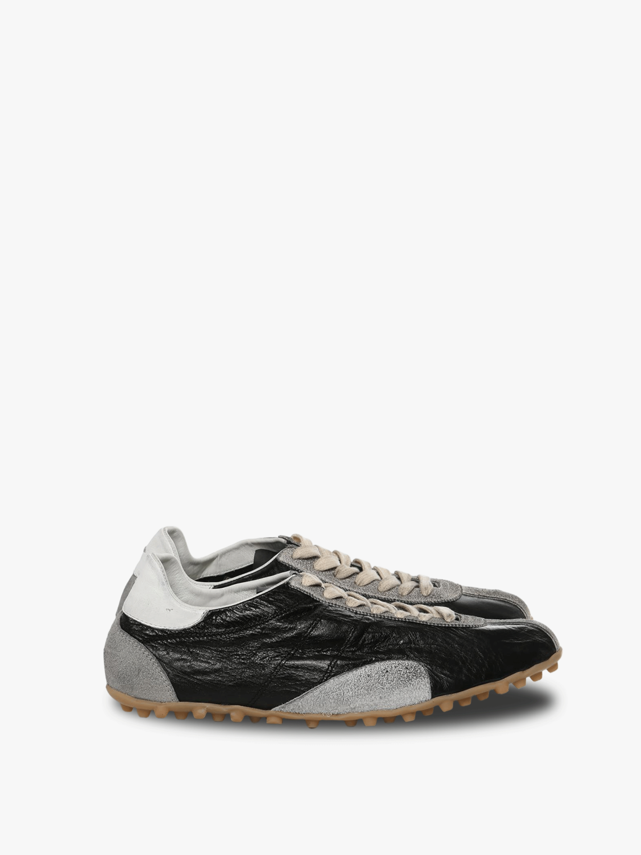 Black sneakers, front view