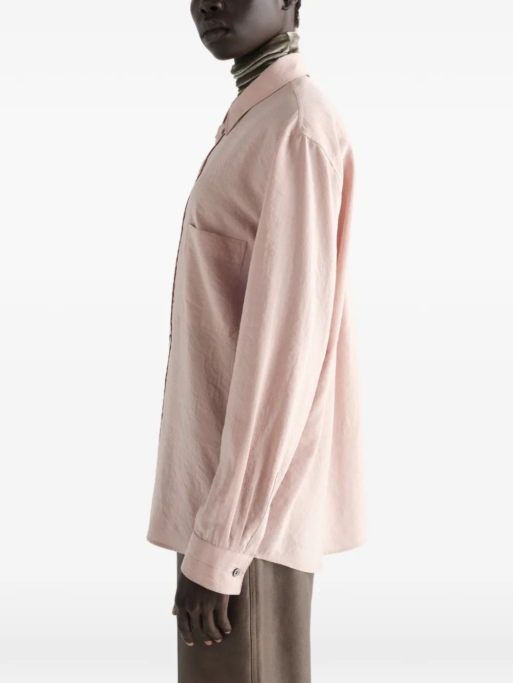 Pink dress worn by a person, showing the dress fit