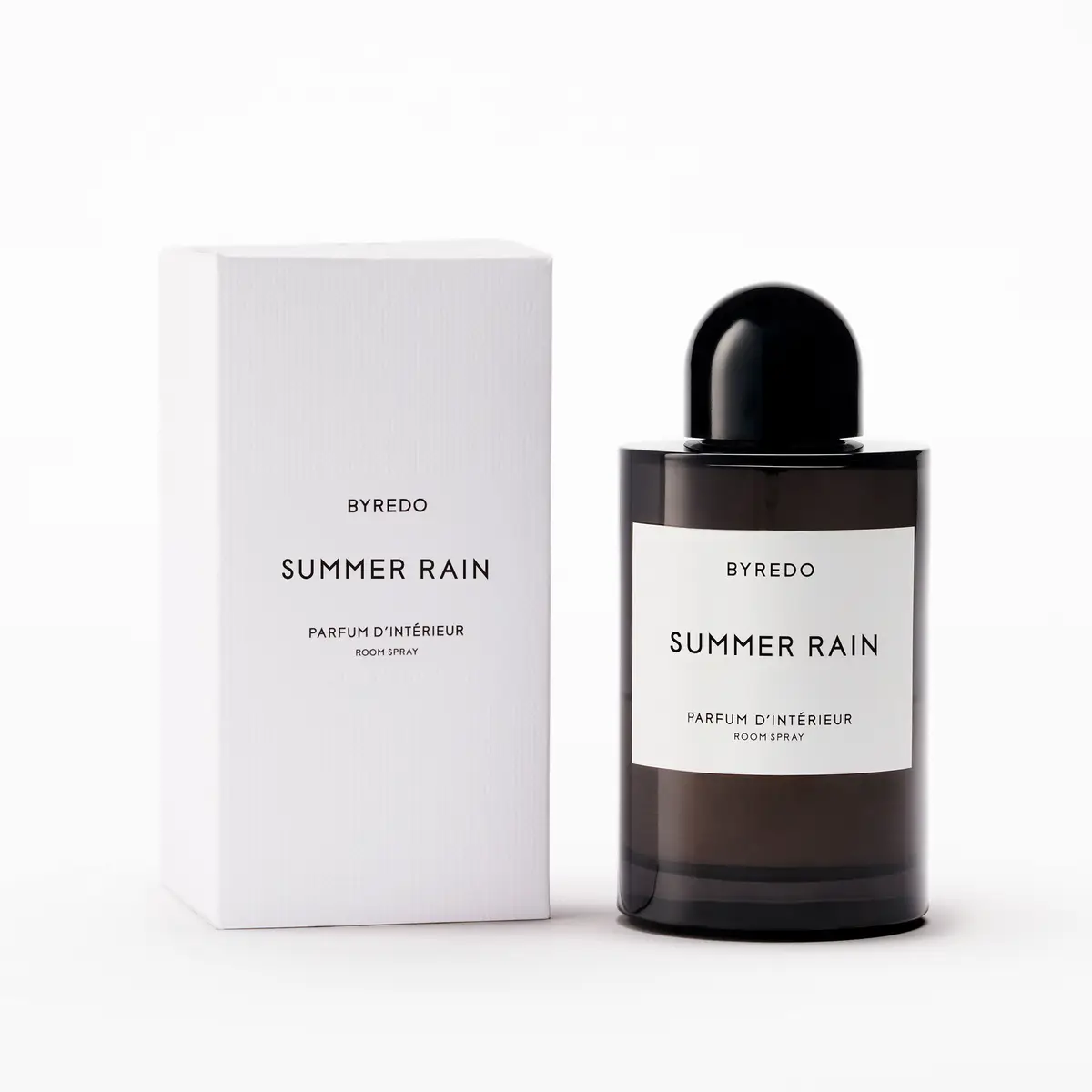Black room spray, front view