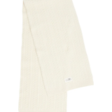 White scarf, front view