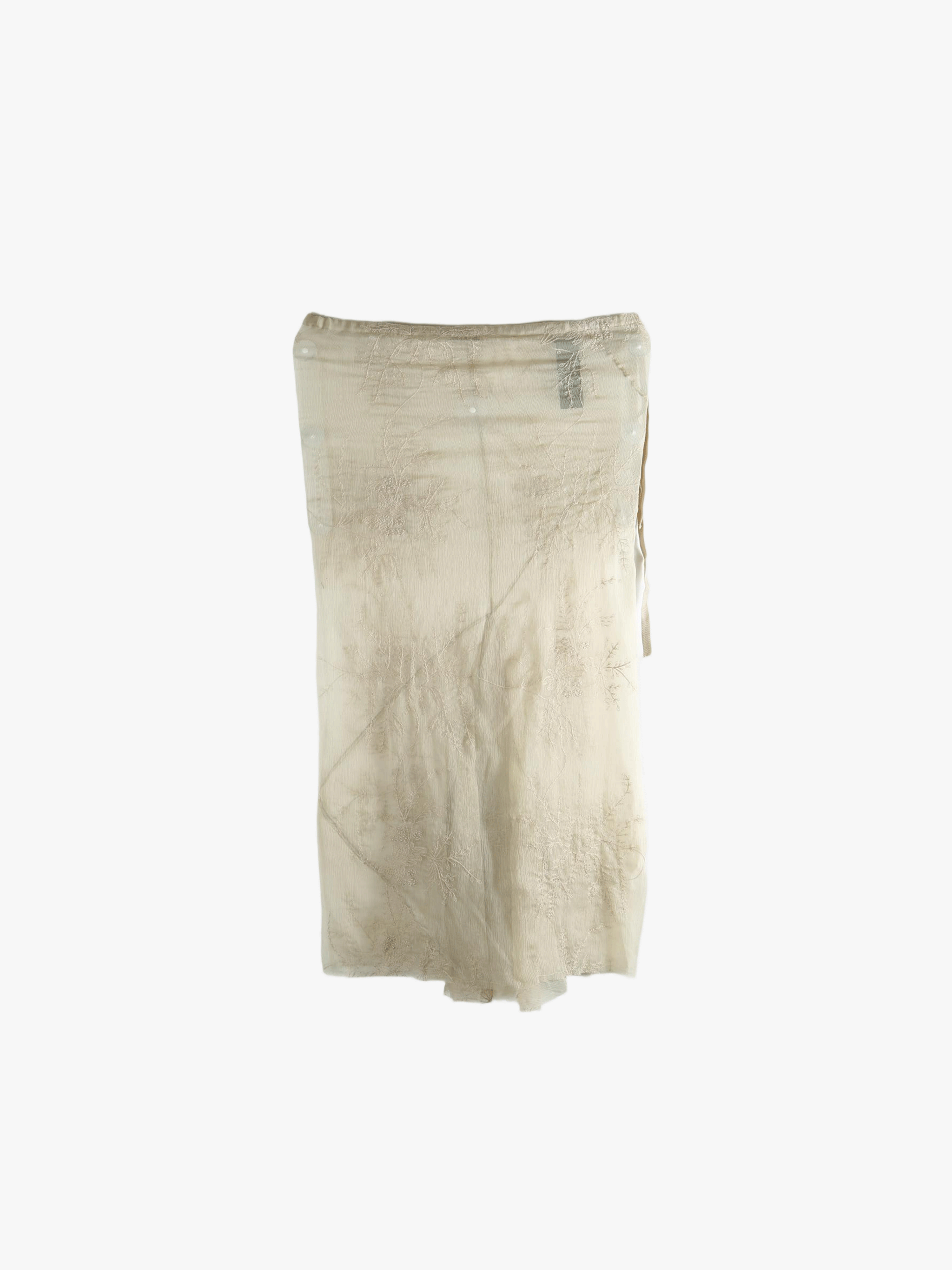 White skirt, front view