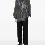 ZIGGY CHEN - Men Digital Print Layered Shirt