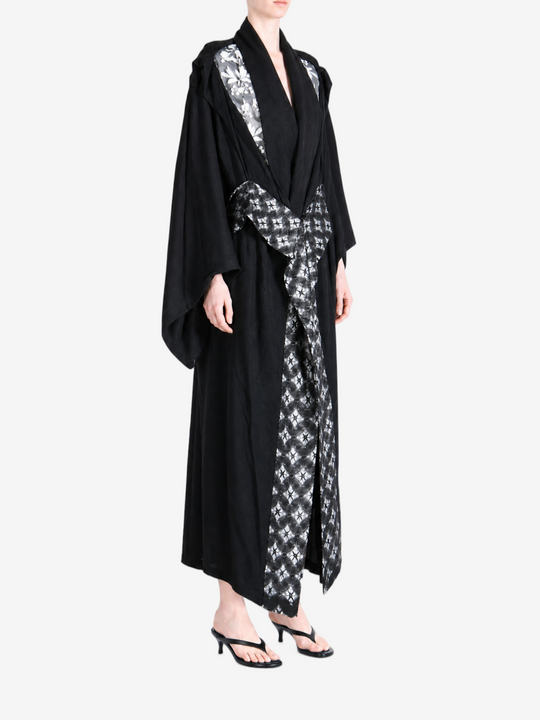 Black jacket, full body view