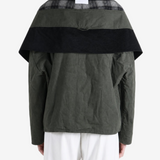 Green jacket, front view