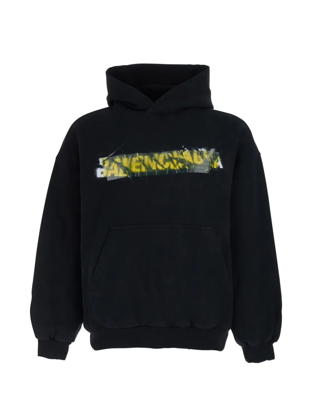 Black hoodie, front view