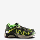 Green sneakers,front view