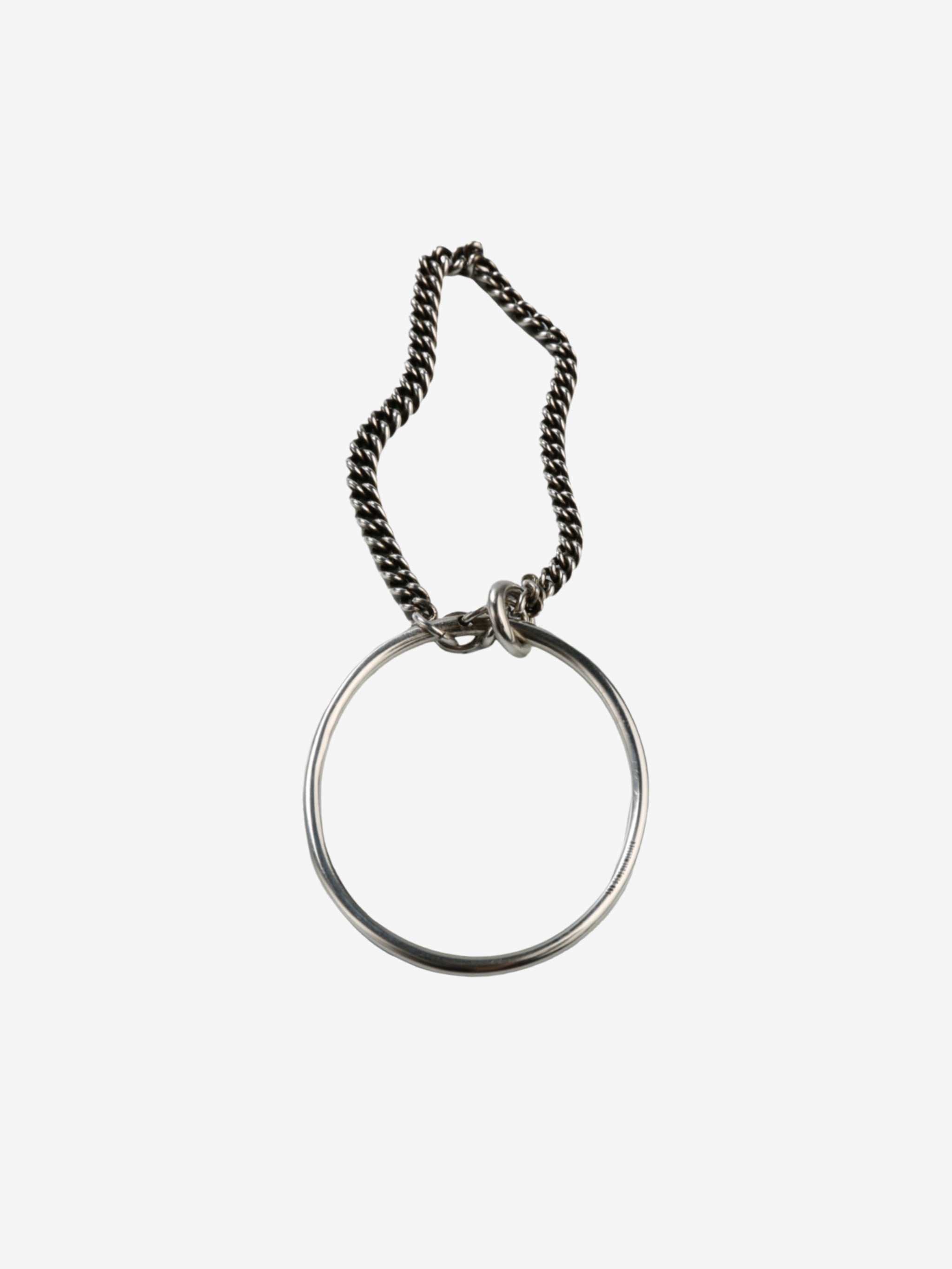 Grey bangle, front view