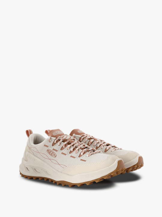 Tan shoes, front view
