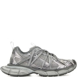 Grey sneakers, front view