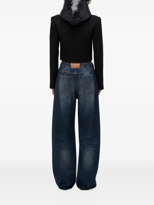 Blue jeans, full body view