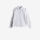 AMOMENTO - Women  Neck Shirring Shirt