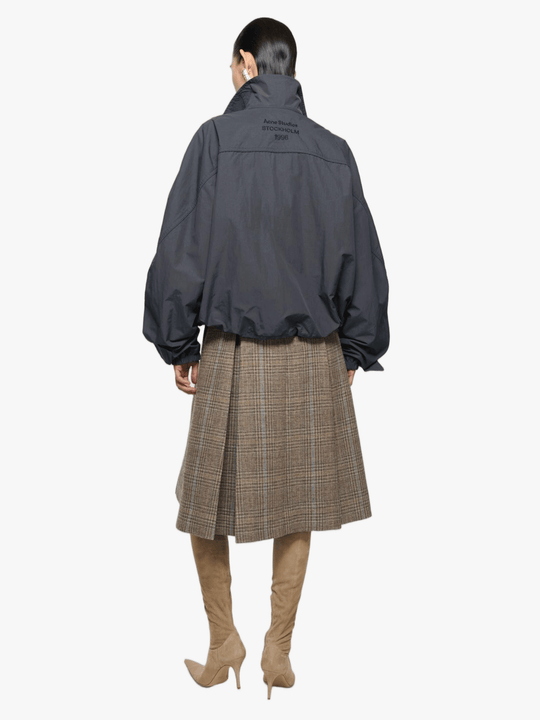 Grey jacket, full body view