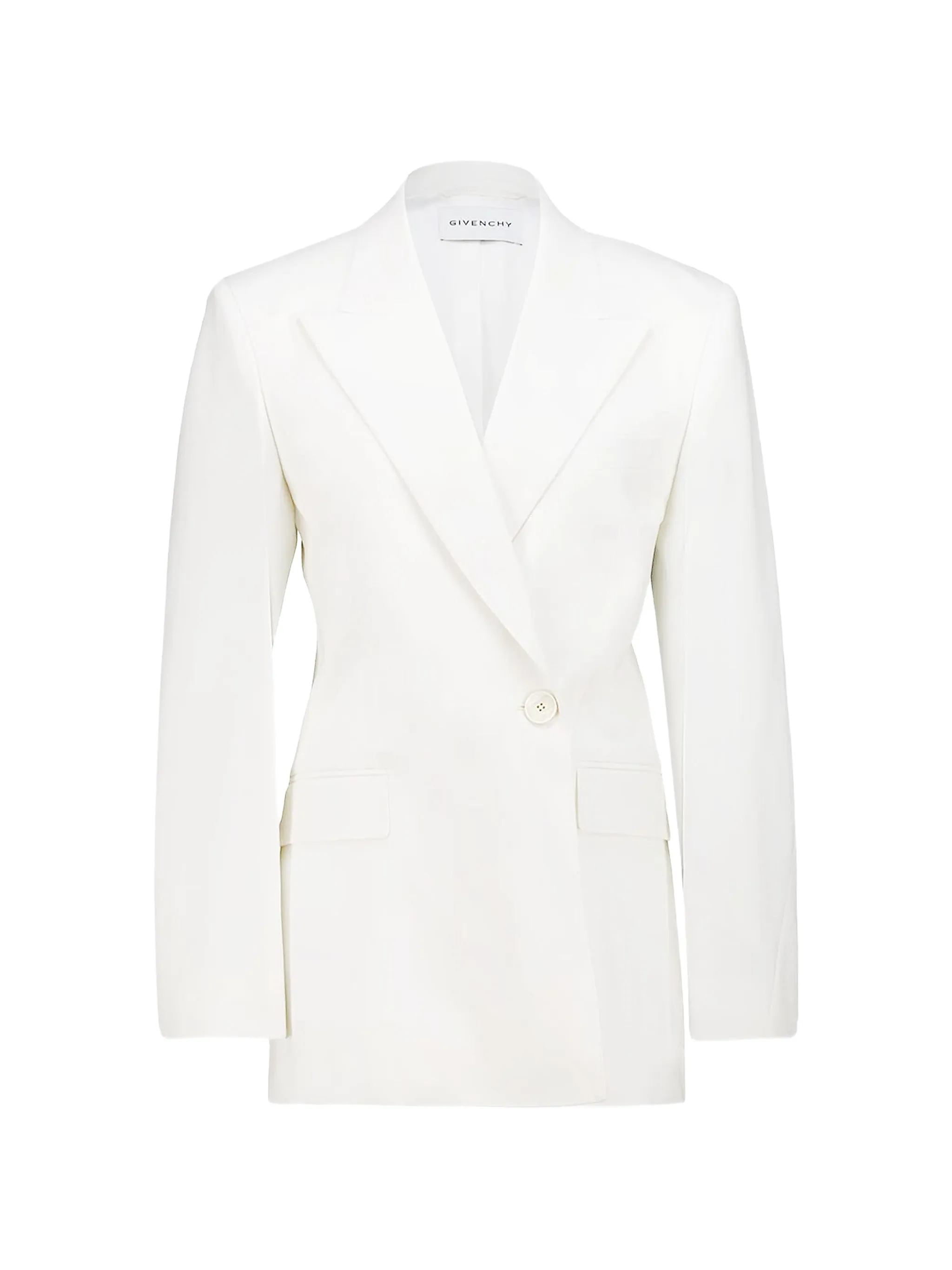White jacket, front view