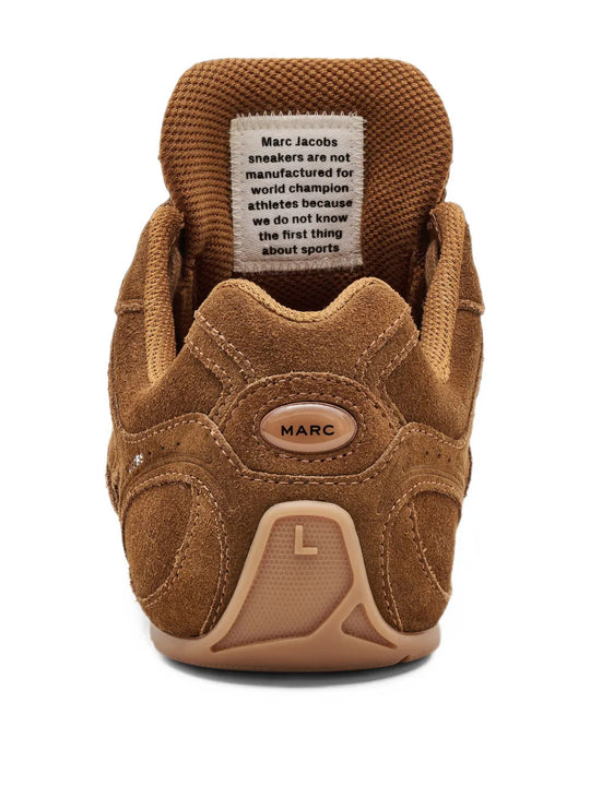 Brown shoes, back view