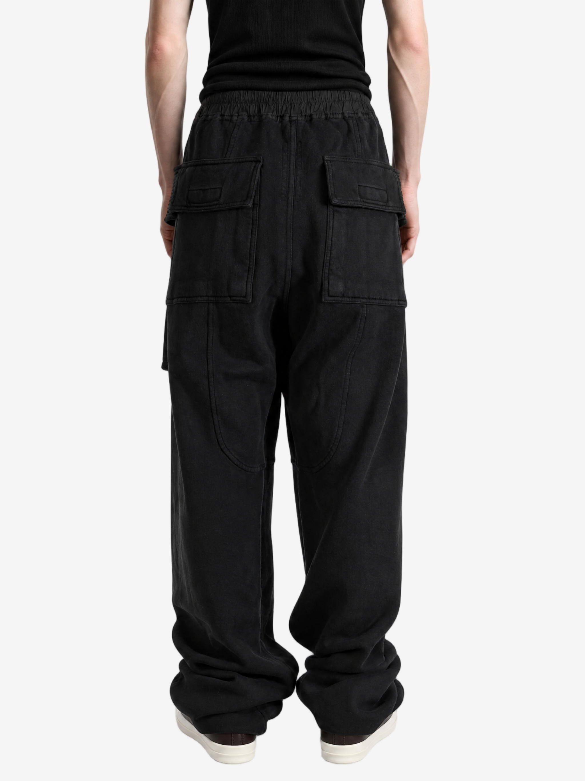Black pants, full body view