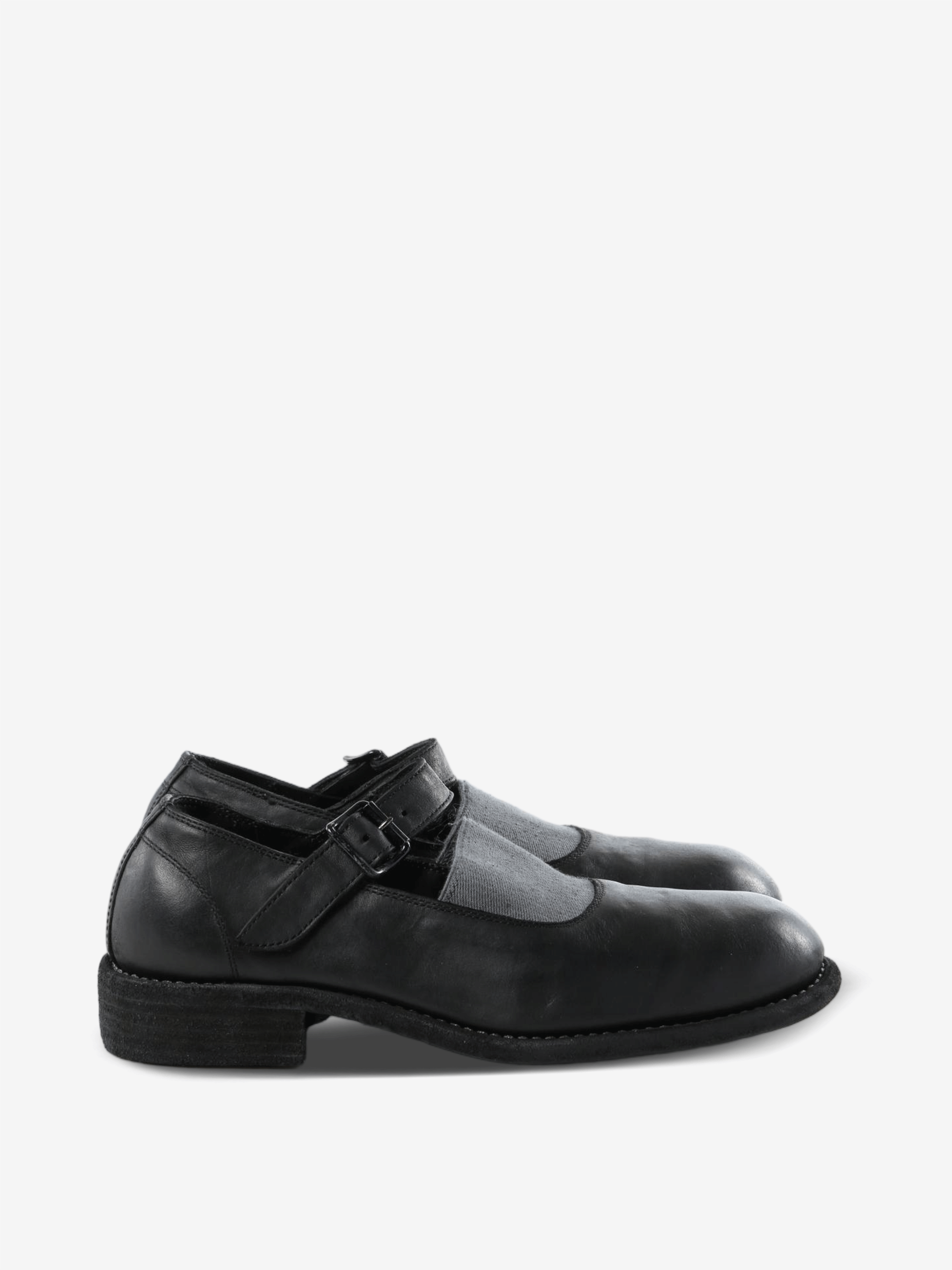 Black shoes, side view