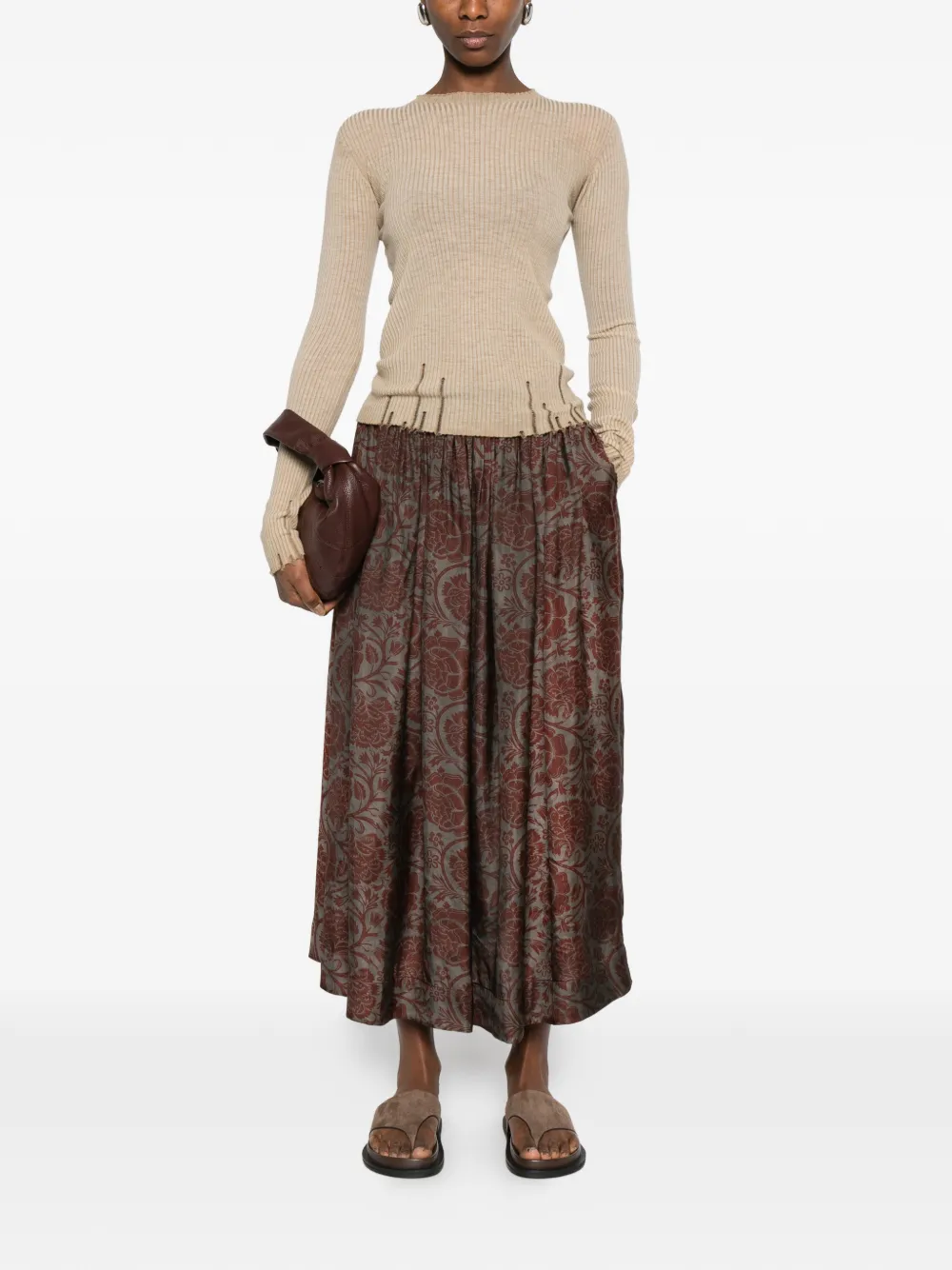 Tan tops, full body view