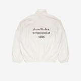 Tan jacket, back view