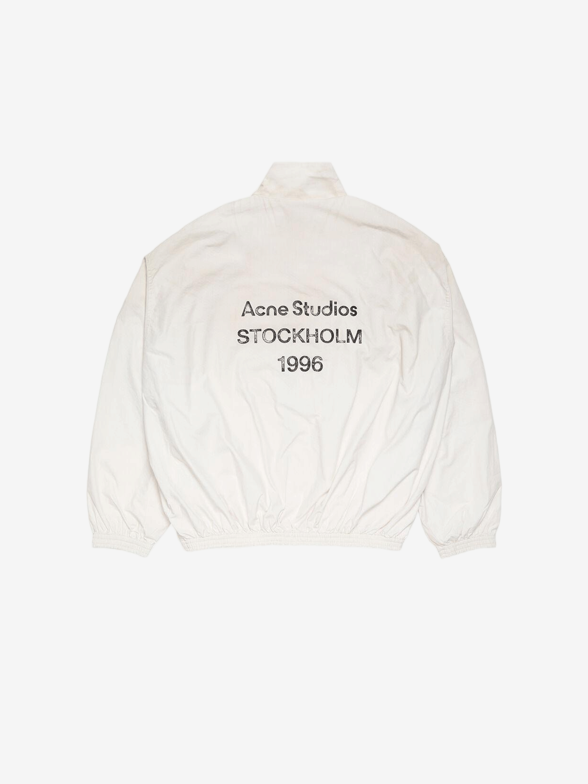 Tan jacket, back view
