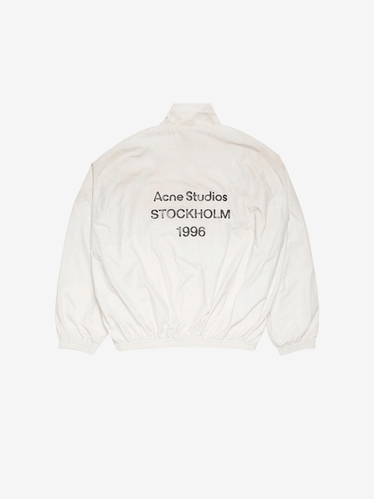 Tan jacket, back view