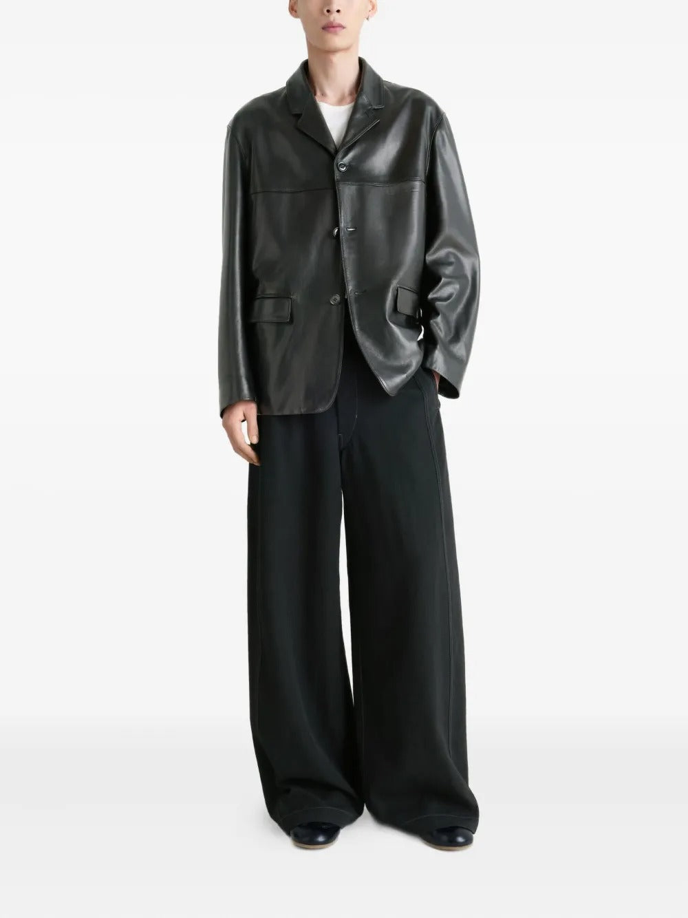 Black jacket, full body view