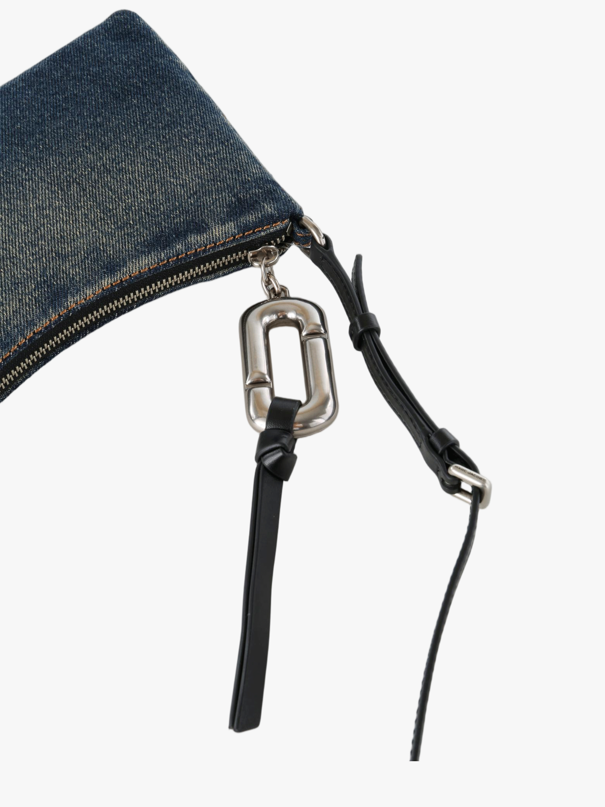 Close up of Blue bag, showing detail
